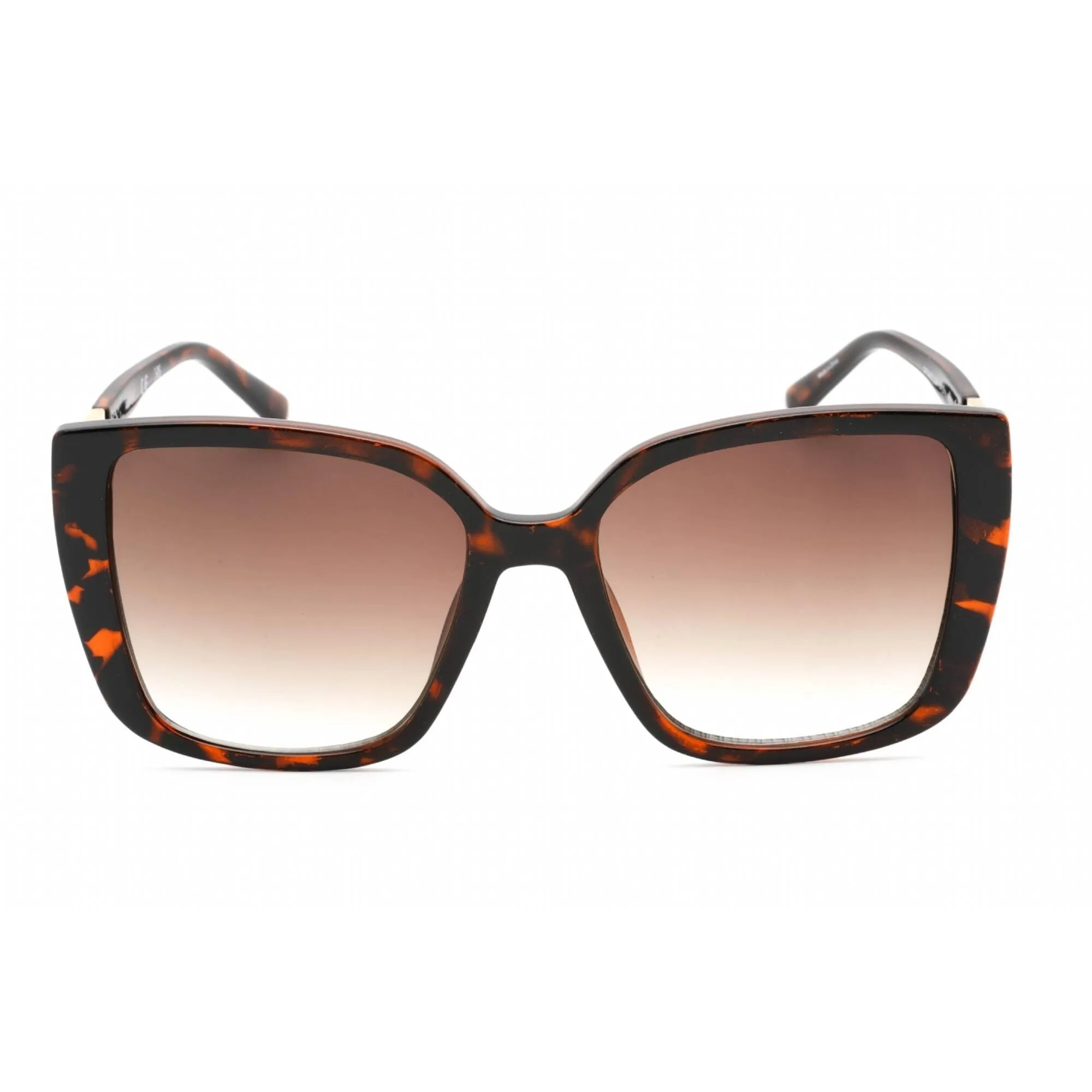 Guess Factory Women's Sunglasses - Dark Havana Frame Gradient Brown Lens | GF0427 52F